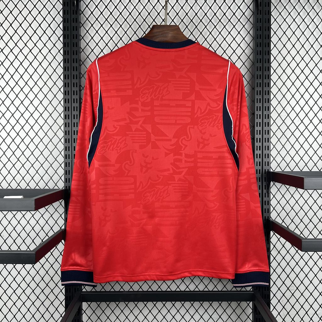 Camiseta Inglaterra Visita Mundial 2026 - Manga Larga