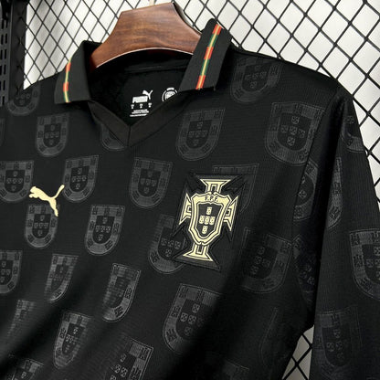 Camiseta Portugal Pantera Negra - Manga Larga