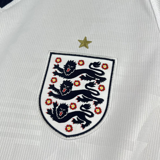 Camiseta Inglaterra Local Mundial 2026 - Manga Larga