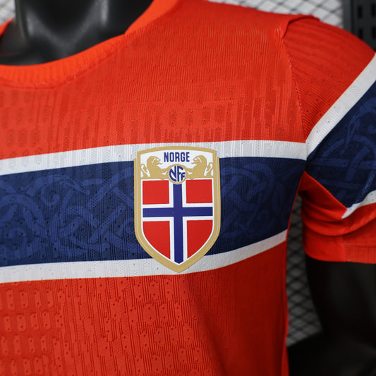 Camiseta Noruega Local Mundial 2026 - Versión Jugador