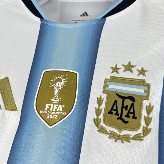 Camiseta Argentina Local Mundial 2026 - Manga Larga