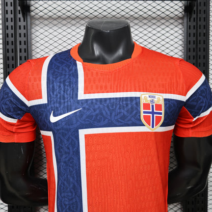 Camiseta Noruega Local Mundial 2026 - Versión Jugador