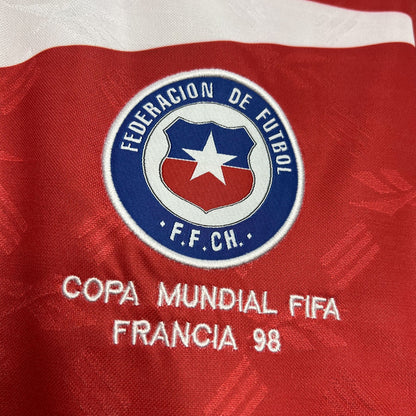 Camiseta Retro Chile Local Manga Larga 1998