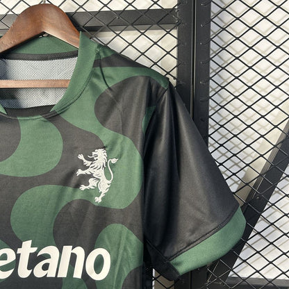 Camiseta Sporting Tercera Negra 25/26 - Versión Fan