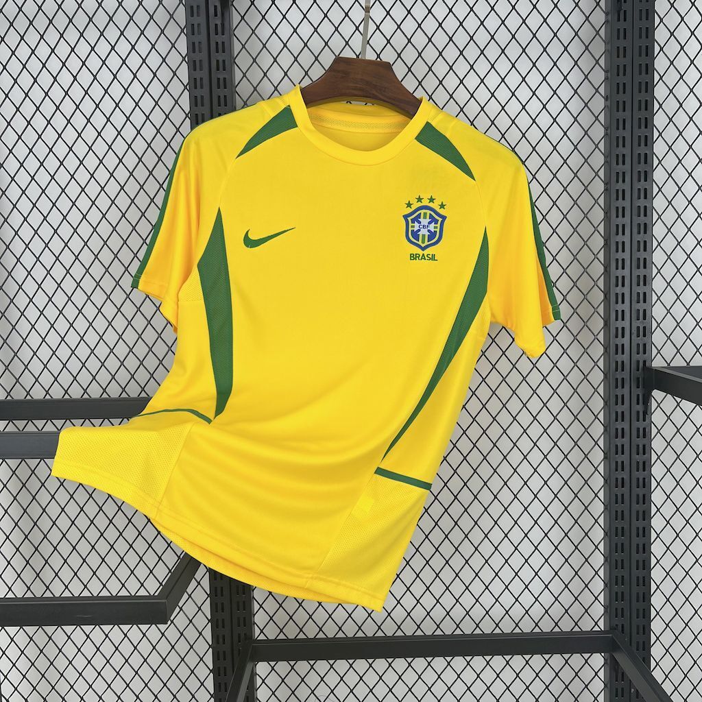 Camiseta Retro Brasil Local 2002