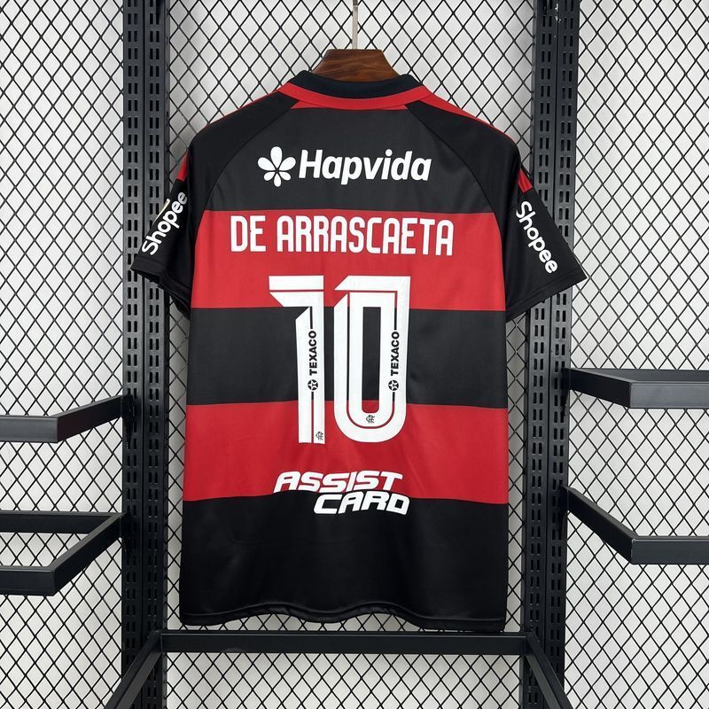 Camiseta Flamengo Local 2026 (Full estampados) - Versión Fan
