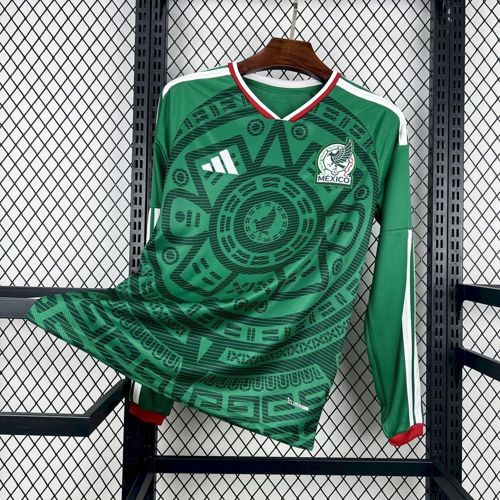 Camiseta México Local Mundial 2026 - Manga Larga