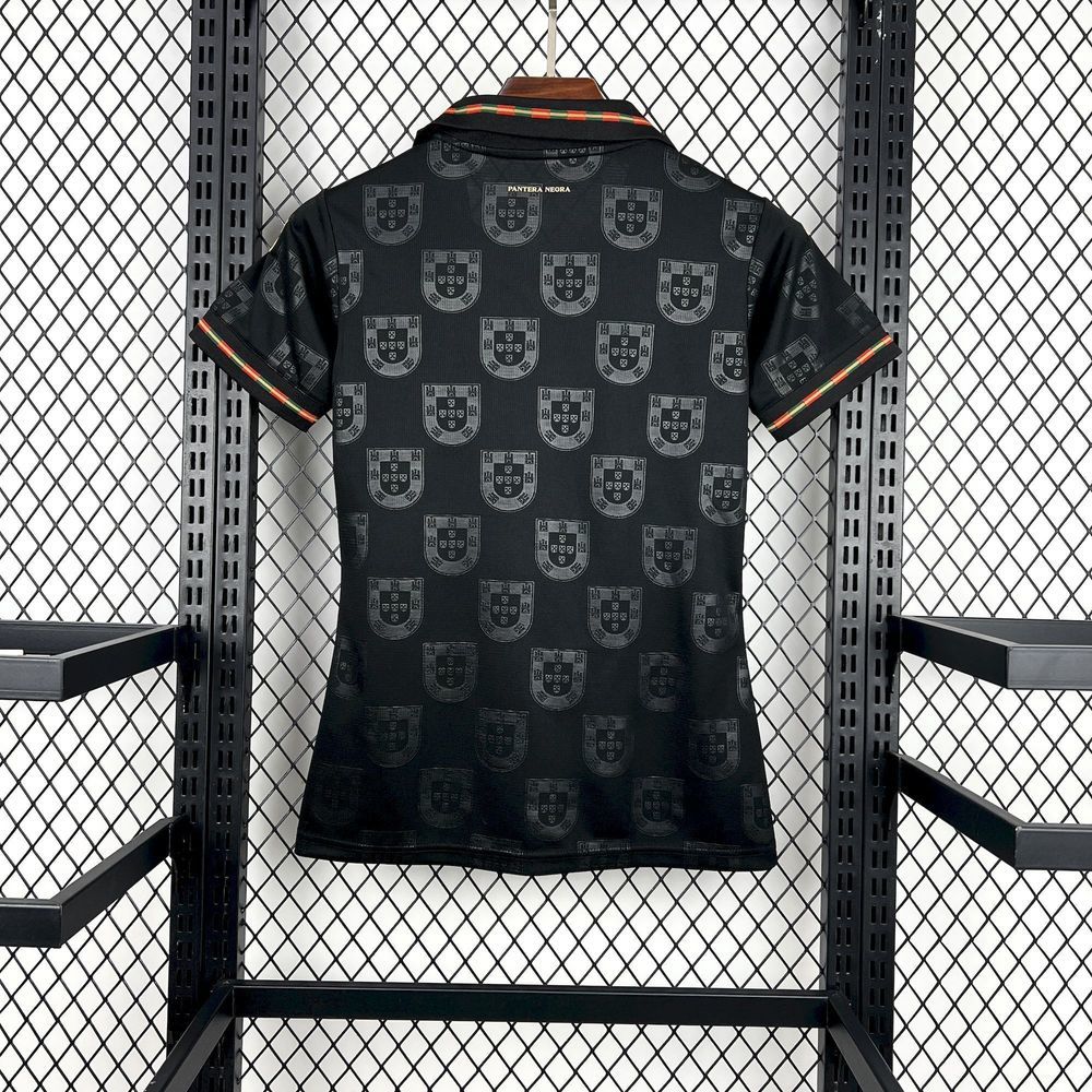 Camiseta Portugal Pantera Negra Mundial 2026 - Mujer