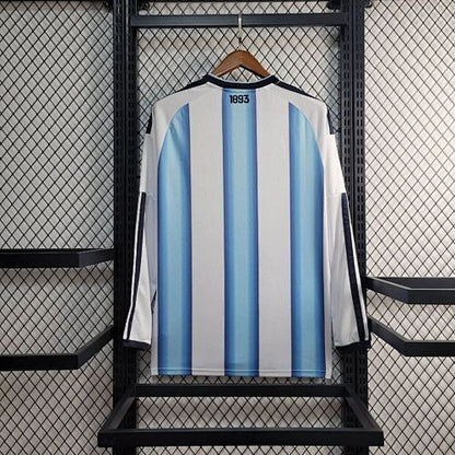 Camiseta Argentina Local Mundial 2026 - Manga Larga