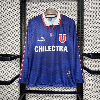 Camiseta Retro Universidad de Chile Local Manga Larga 1996