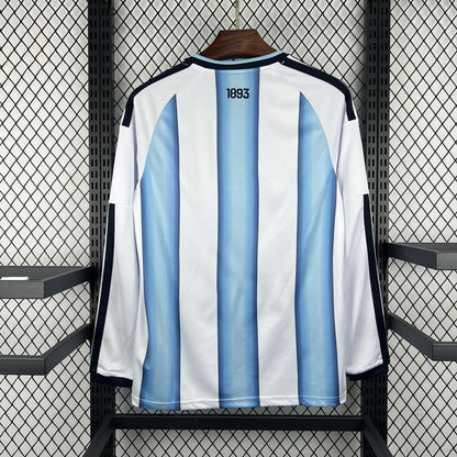Camiseta Argentina Local Mundial 2026 - Manga Larga