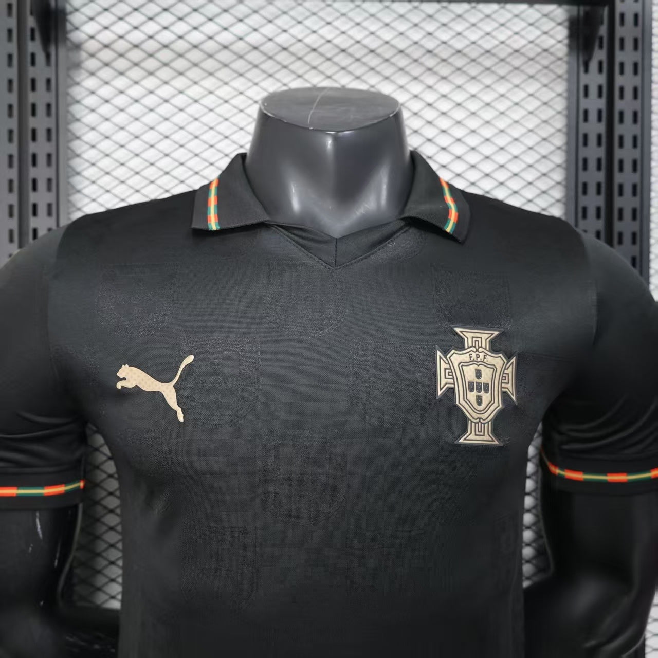 Camiseta Portugal Pantera Negra - Versión Jugador