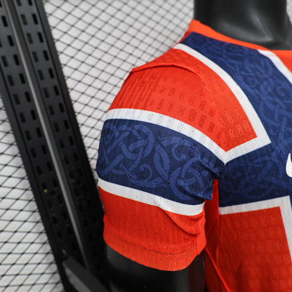 Camiseta Noruega Local Mundial 2026 - Versión Jugador