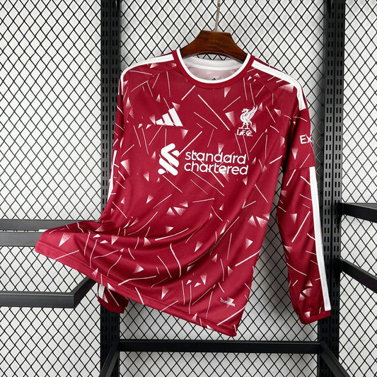 Camiseta Liverpool Local 26/27 - Manga Larga