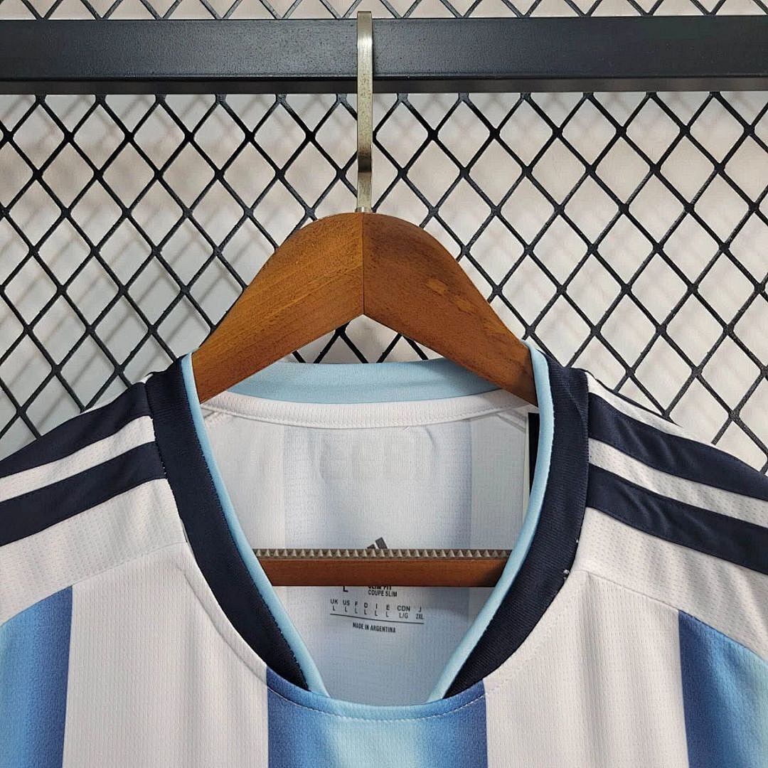 Camiseta Argentina Local Mundial 2026 - Manga Larga