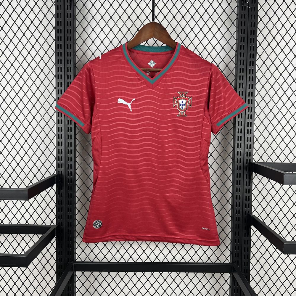 Camiseta Portugal Local Mundial 2026 - Mujer
