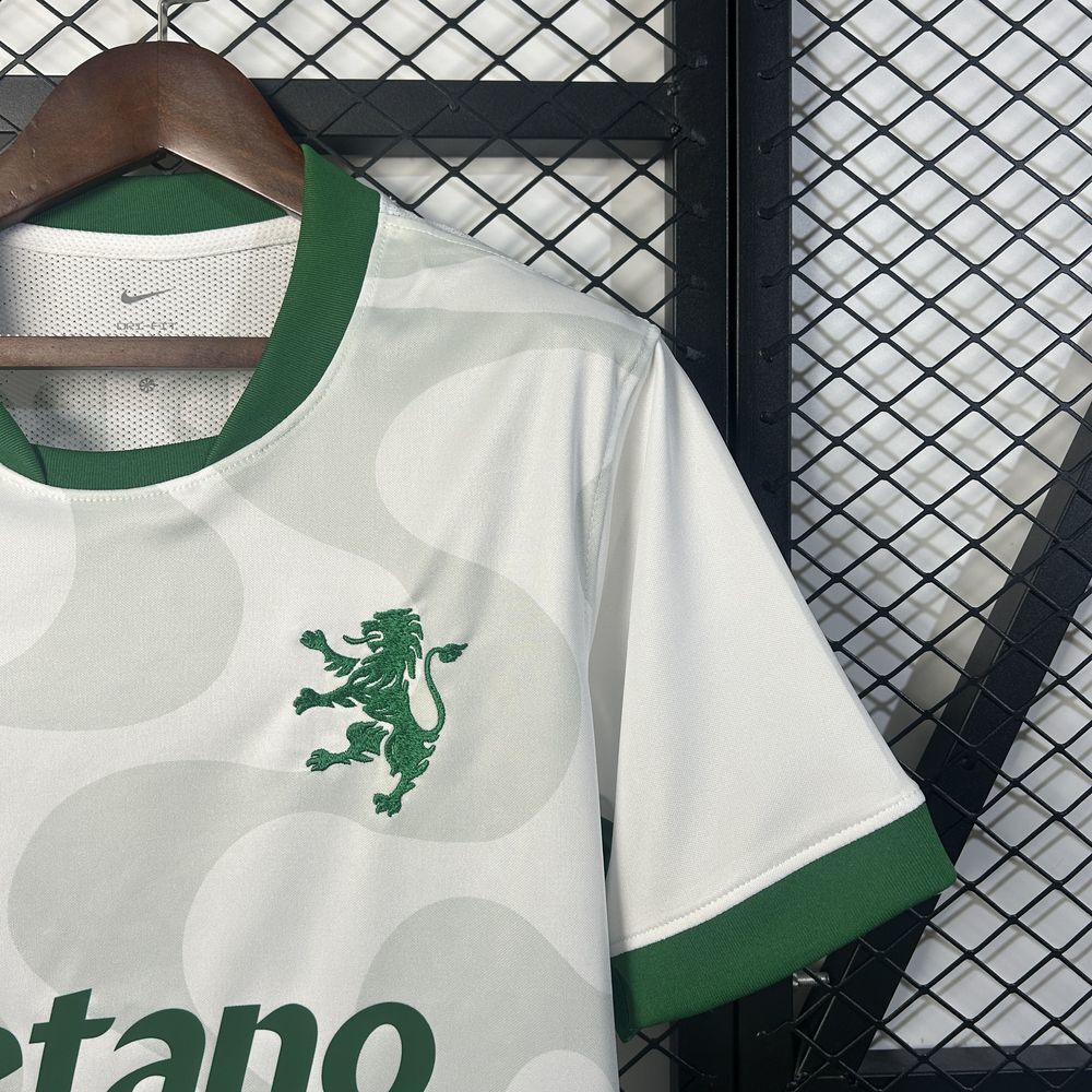 Camiseta Sporting Tercera Blanca 25/26 - Versión Fan