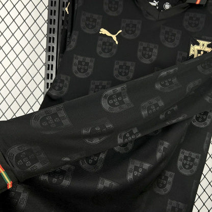 Camiseta Portugal Pantera Negra - Manga Larga