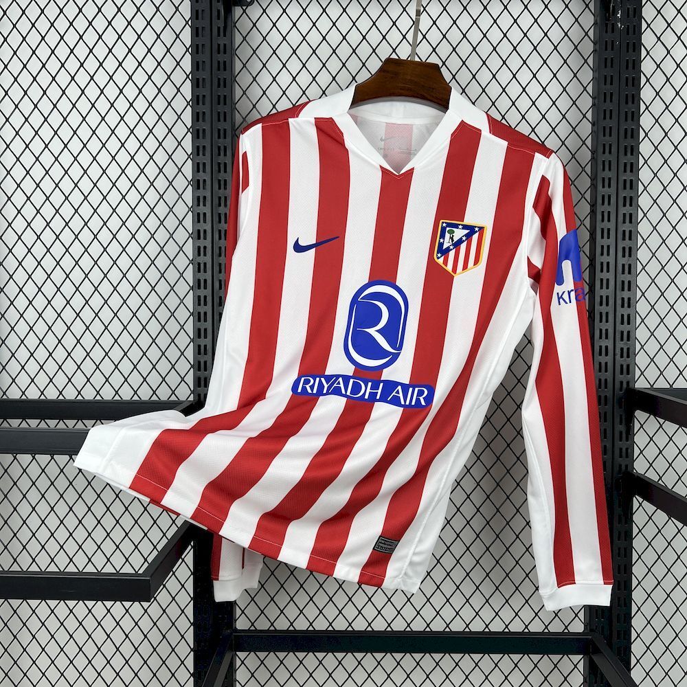 Camiseta Atlético Madrid Local 25/26- Manga Larga