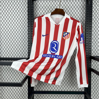 Camiseta Atlético Madrid Local 25/26- Manga Larga