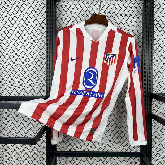 Camiseta Atlético Madrid Local 25/26- Manga Larga