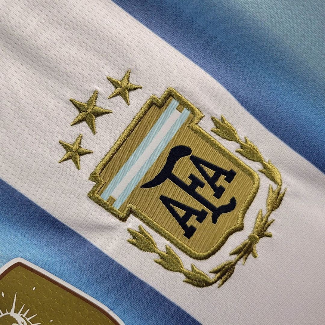 Camiseta Argentina Local Mundial 2026 - Manga Larga