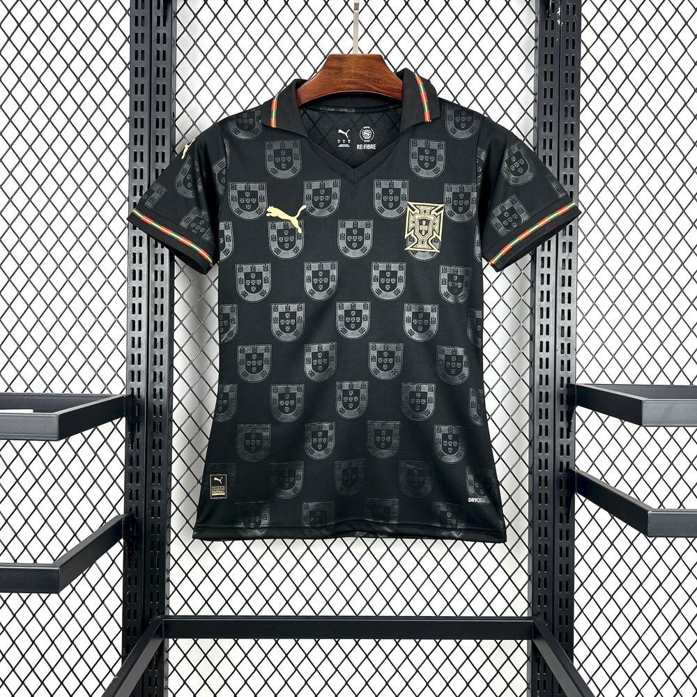 Camiseta Portugal Pantera Negra Mundial 2026 - Mujer
