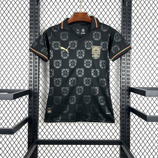 Camiseta Portugal Pantera Negra Mundial 2026 - Mujer